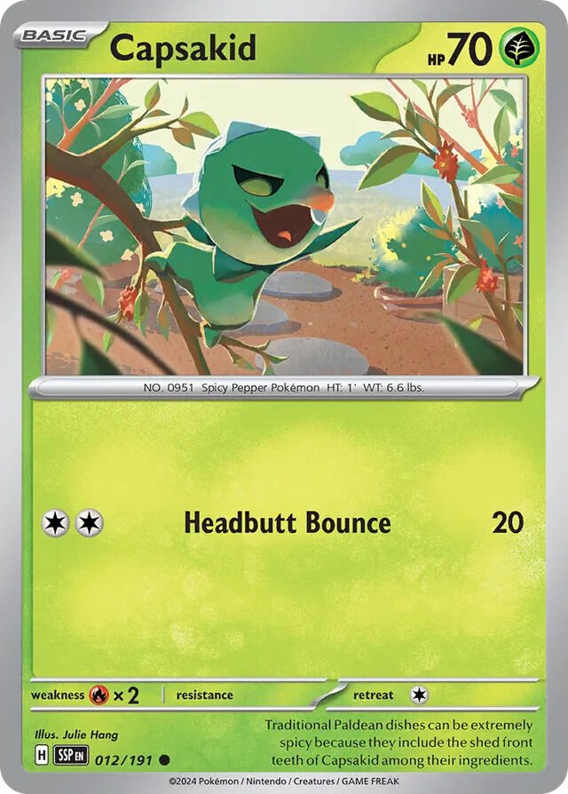 Capsakid 012/191 Reverse Holofoil/Common