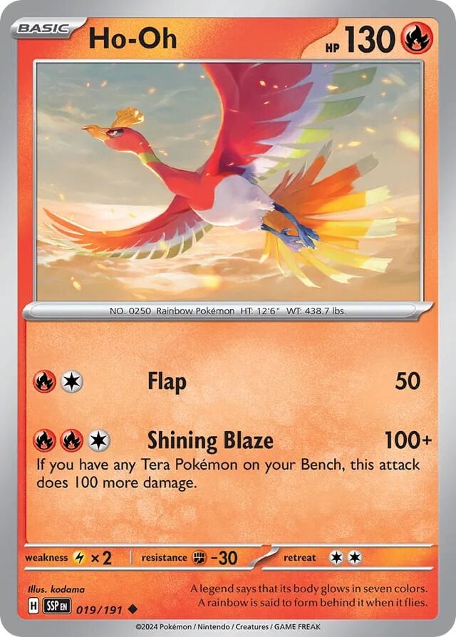 Ho-Oh 019/191 Normal/Uncommon