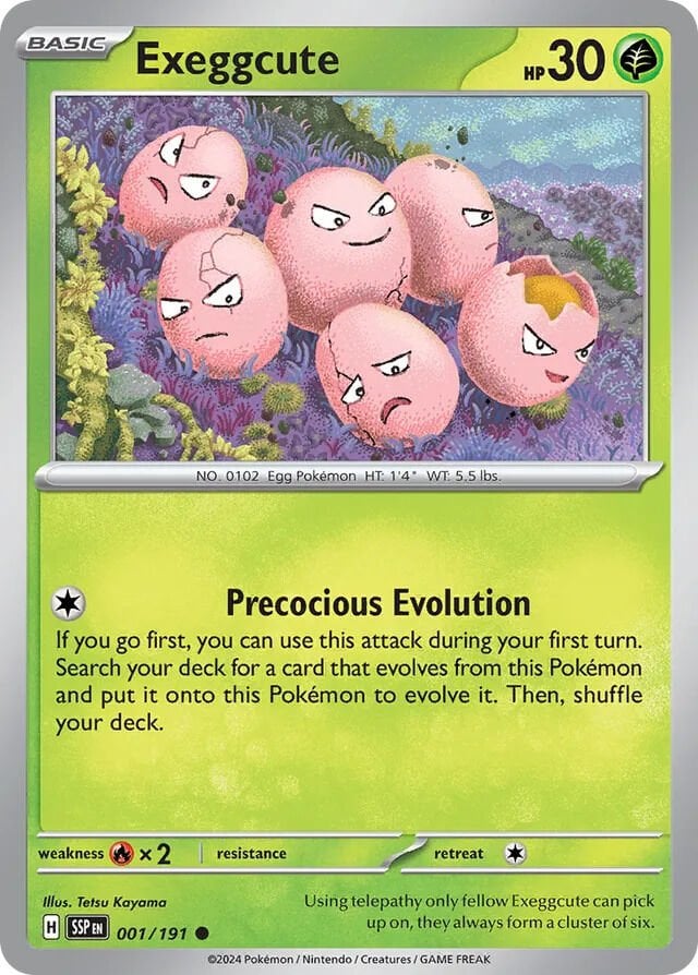Exeggcute 001/191 Normal/Common