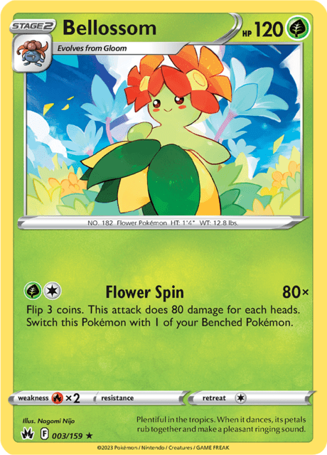 Bellossom 003/159 Normal/Rare