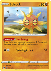 Solrock 069/159 Normal/Uncommon