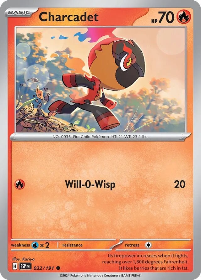 Charcadet 032/191 Reverse Holofoil/Common