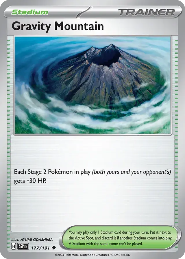 Gravity Mountain 177/191 Reverse Holofoil/Uncommon