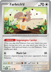 Farfetch'd 132/167 Reverse Holofoil/Common