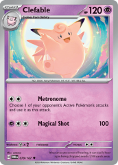 Clefable 079/167 Reverse Holofoil/Uncommon