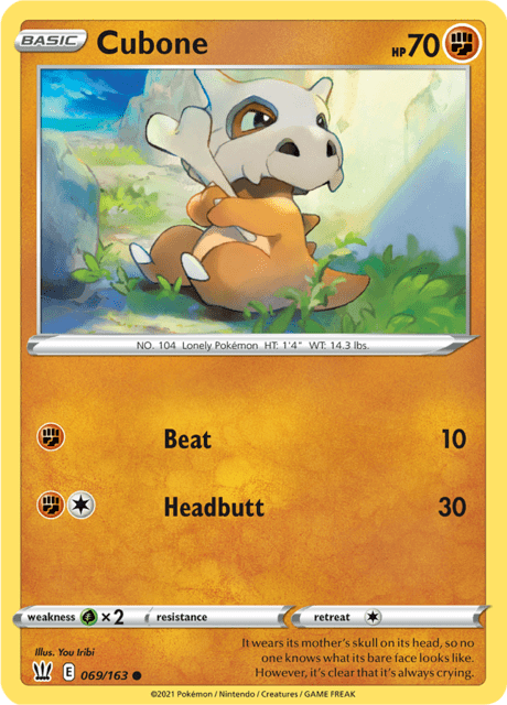 Cubone 069/163 Normal/Common