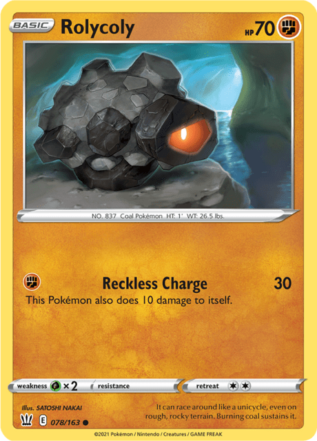 Rolycoly 078/163 Reverse Holofoil/Common